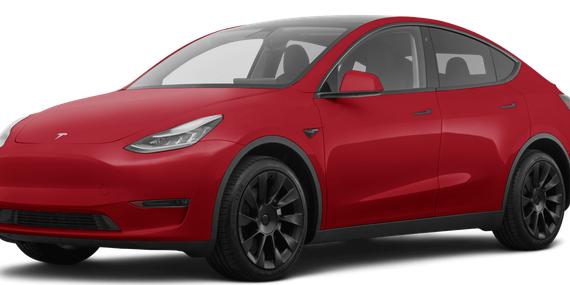 TESLA MODEL Y 2021 5YJYGDEE5MF256622 image